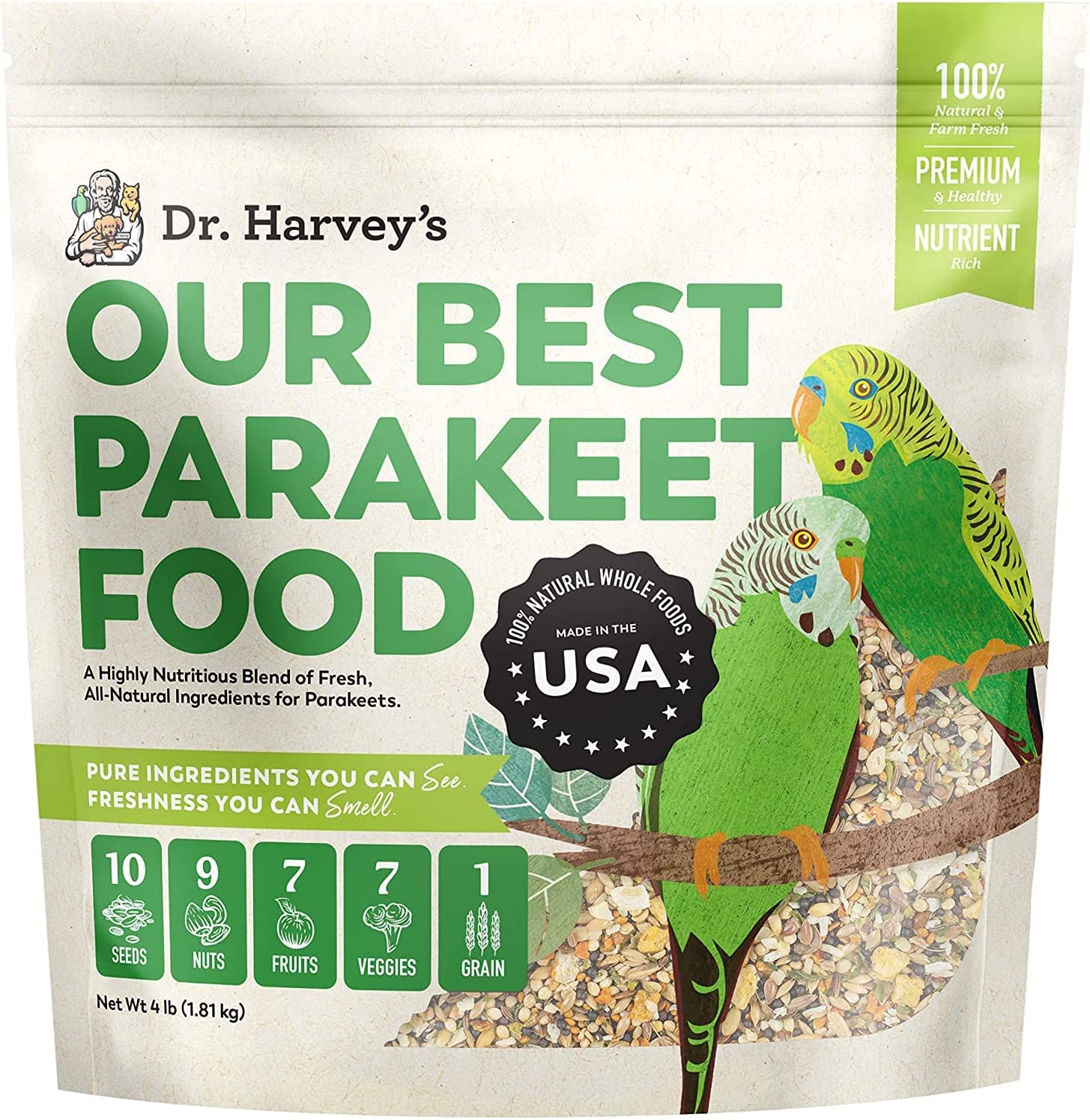 Dr. Harvey's Our Best Parakeet Food
